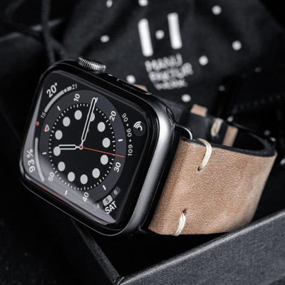 Unsere APPLE WATCH® ARMBÄNDER AUS BIOLEDER.