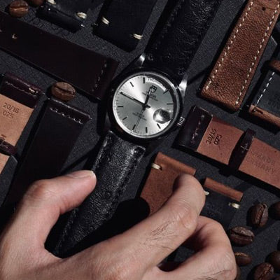 Uhrenarmbänder von Manufakturwerk perfekt für die wunderschöne Tudor Prince Date+Day.