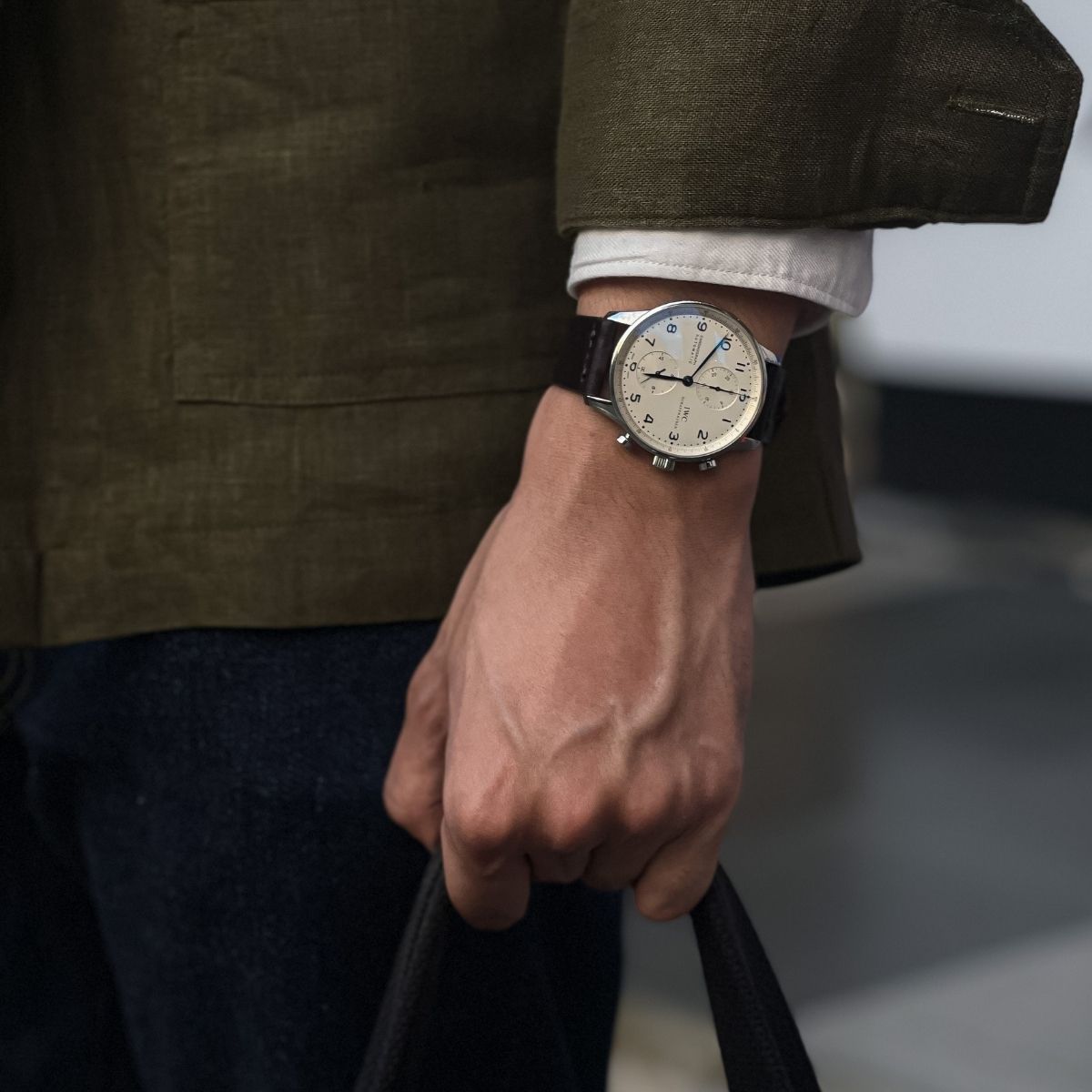 Bracelet sales montre cordovan