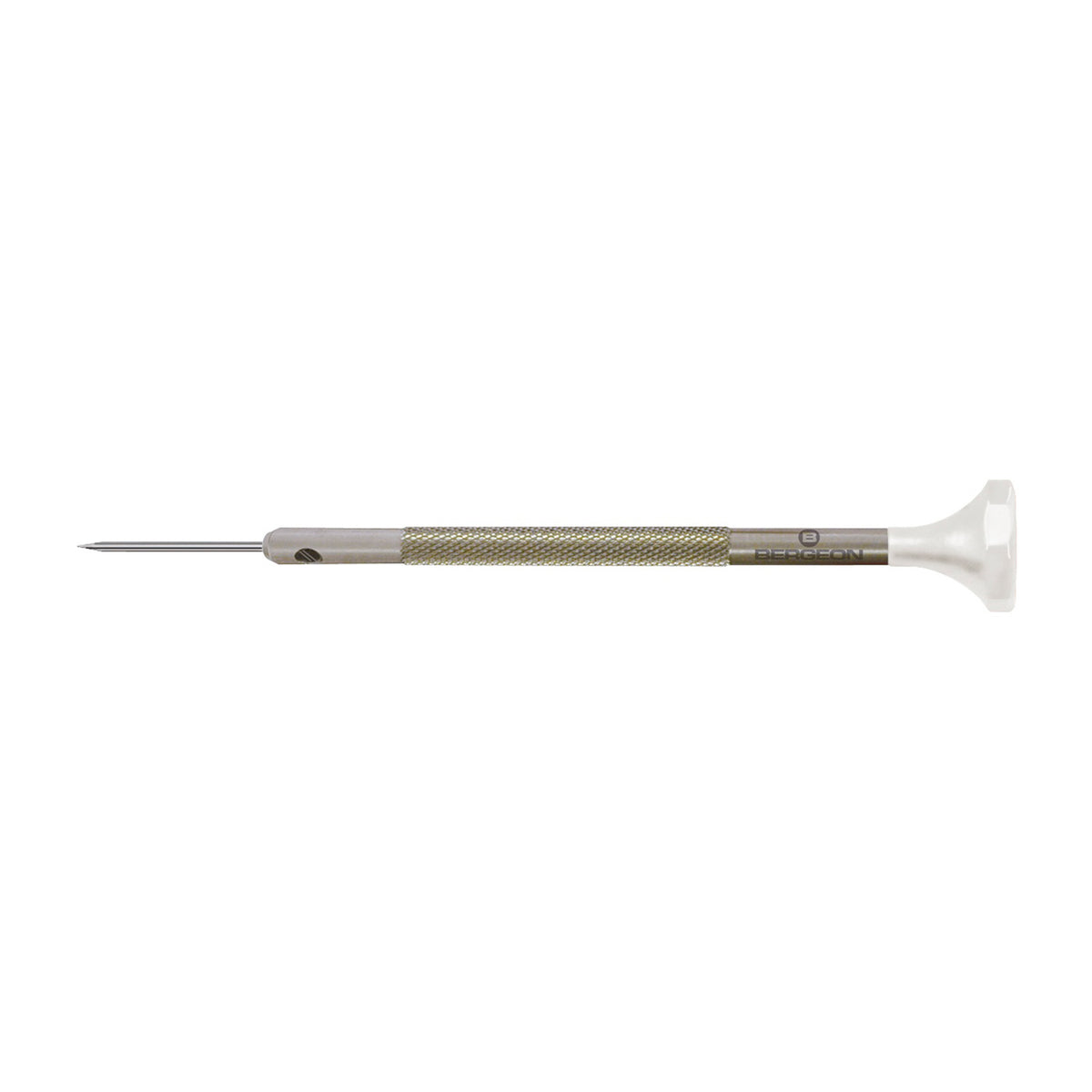 Bergeon Schraubendreher 30081-060, aus Inox, mit Edelstahlklinge, 0,6 mm, ergonomisch