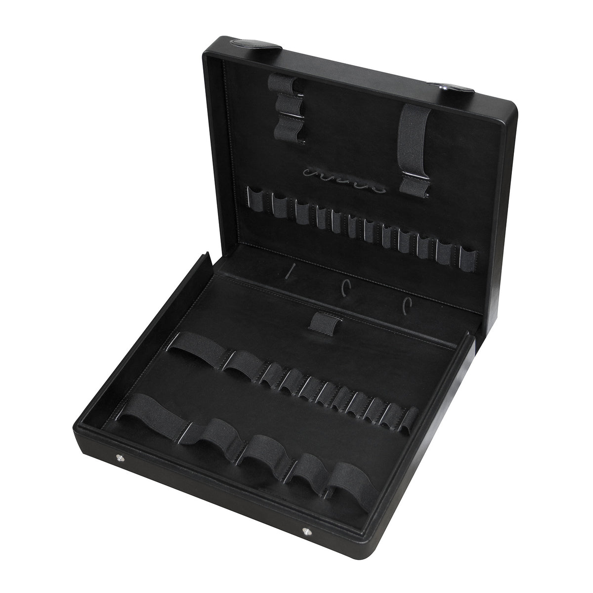 Bergeon 7817 Deluxe Service Werkzeugkoffer, Profi-Uhrmacher Werkzeugtasche für die Reparatur, 43 Werkzeuge und Zubehörteile