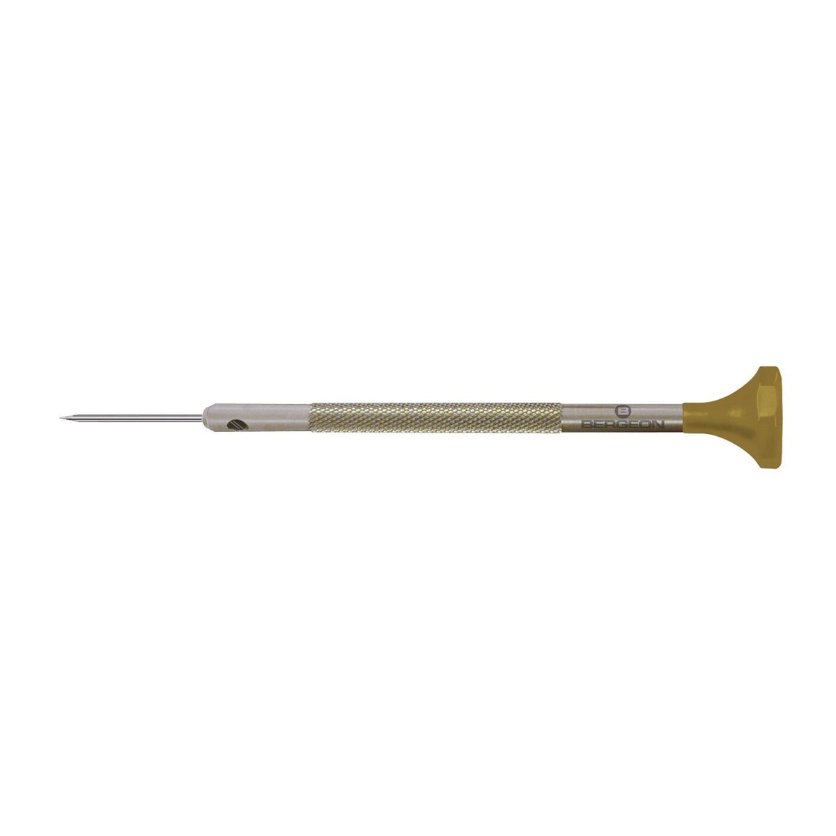Bergeon Schraubendreher 30081-070, aus Inox, mit Edelstahlklinge, 0,7 mm, ergonomisch
