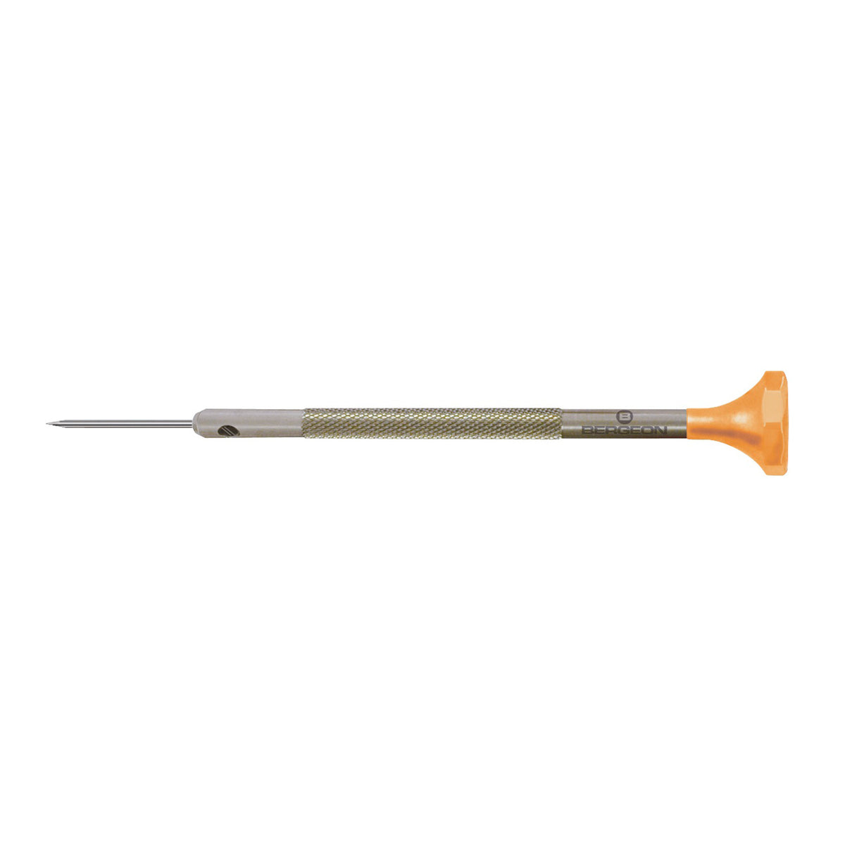 Bergeon Schraubendreher 30081-AT-180, aus Inox, mit Edelstahlklinge, 1,8 mm, mit 2 Ersatzklingen
