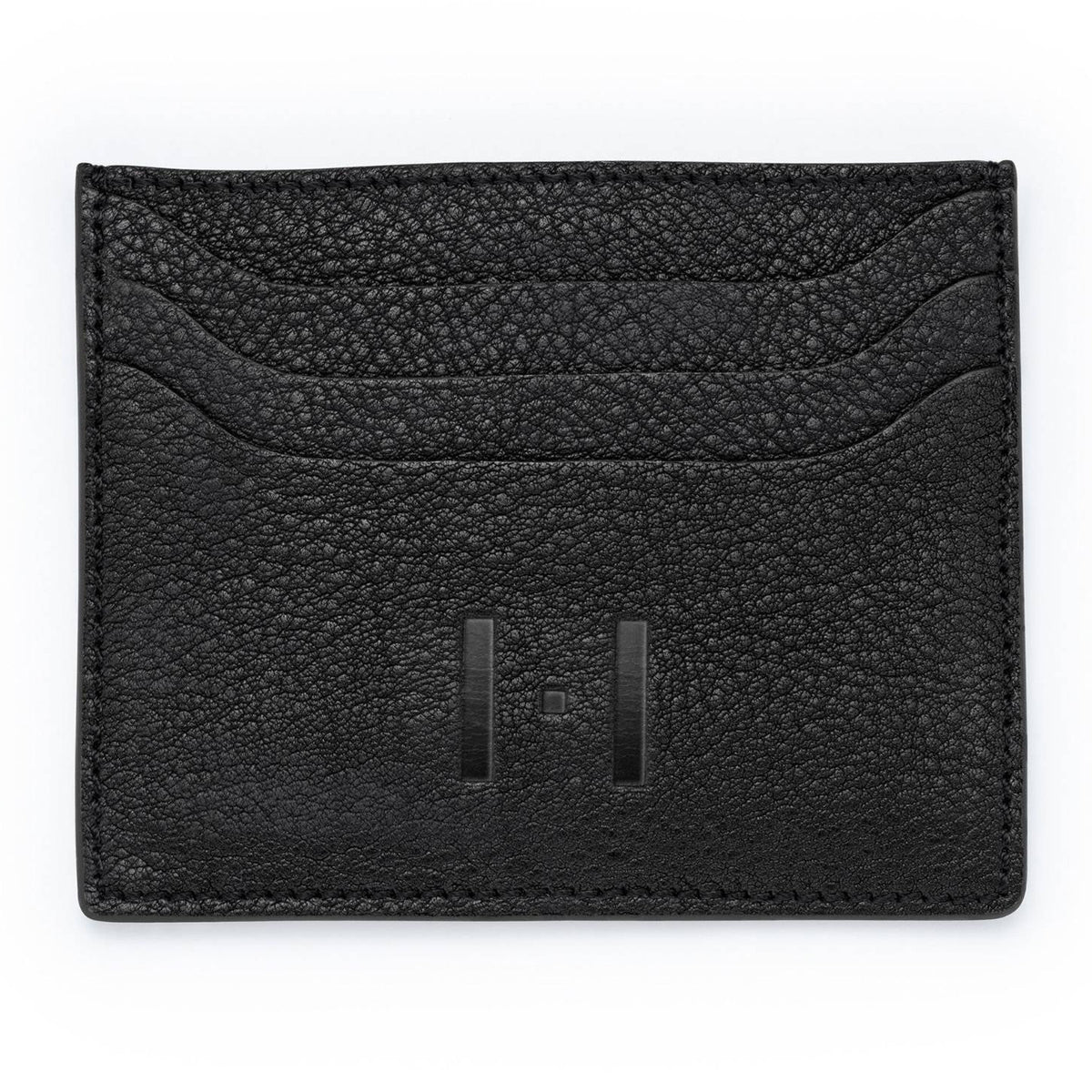 Hand-sewn card case made from genuine certified organic leather