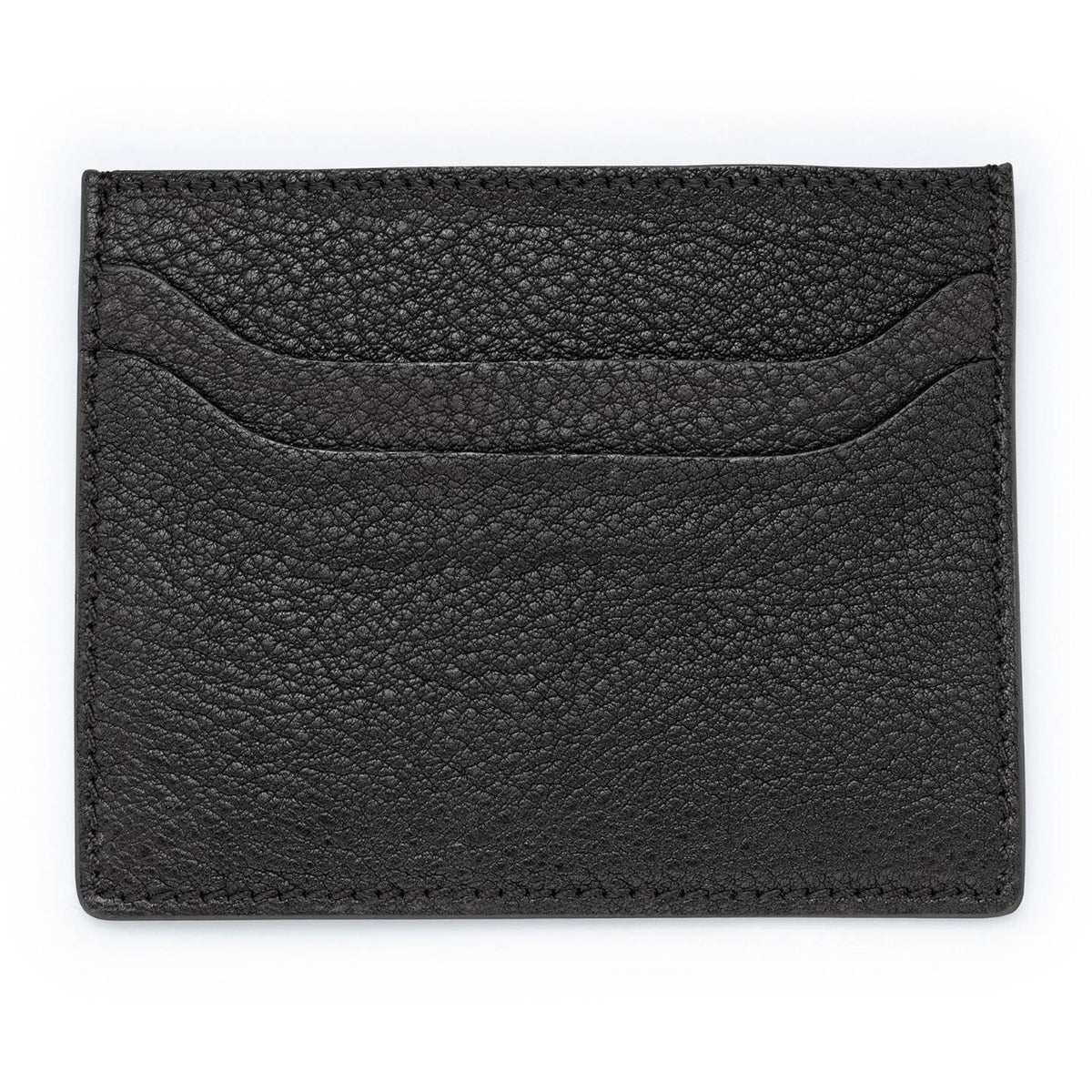 Hand-sewn card case made from genuine certified organic leather