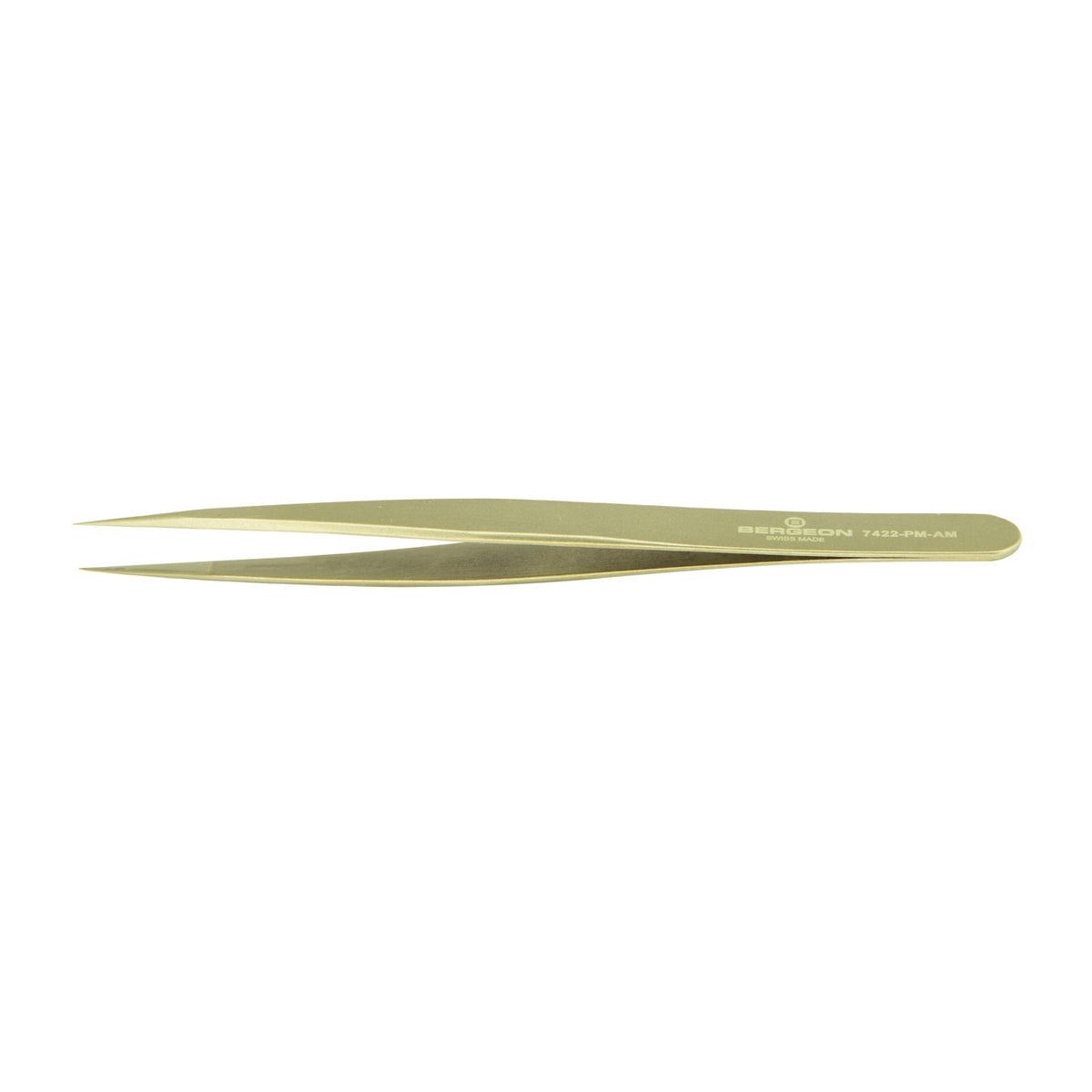 BERGEON 7422-PM-AM Messingkornzange, klein, für empfindliche &amp; magnetische Stahlteile - 4240606