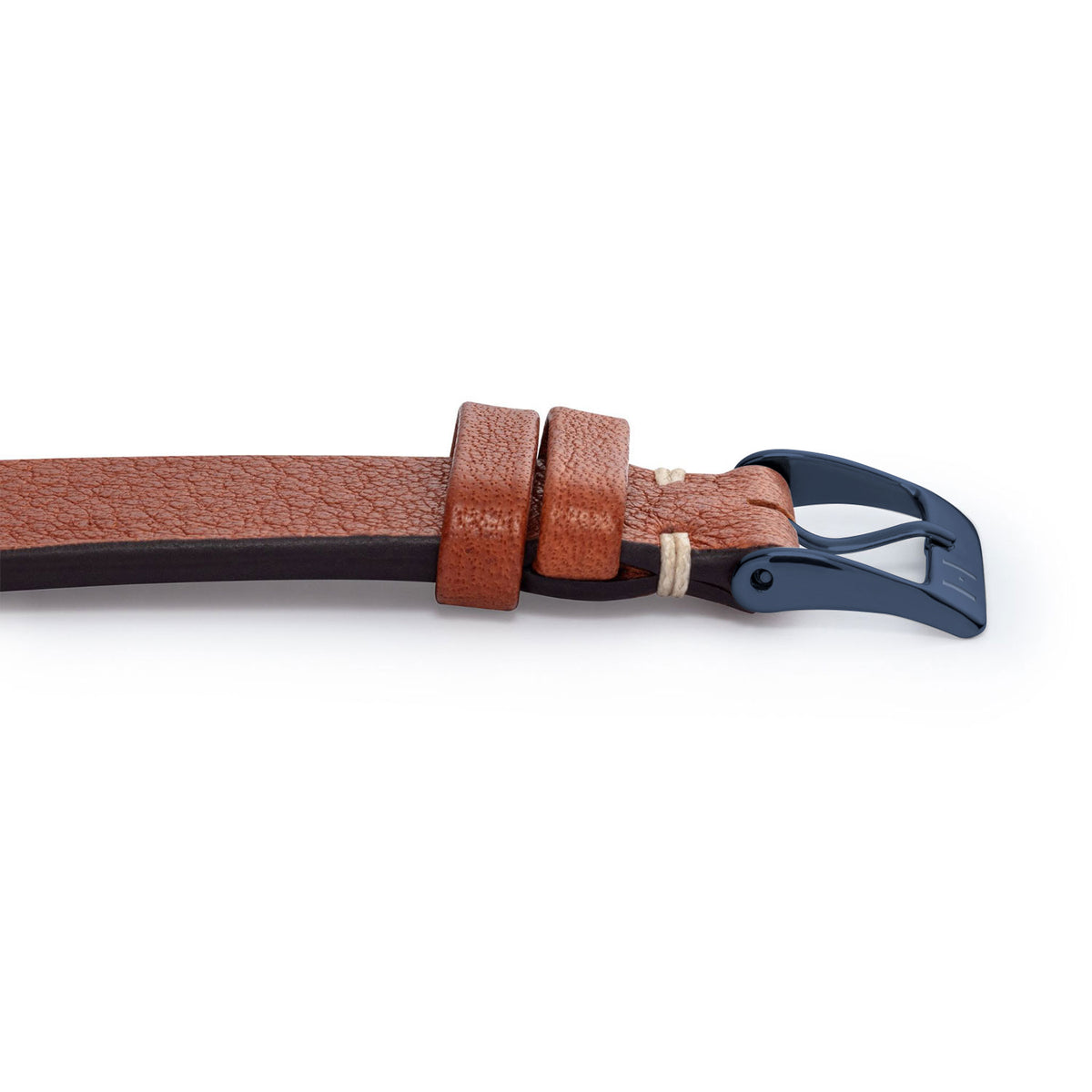 Apple Watch 1-9 Lederarmband aus weichem Leder &quot;ALTONA&quot; (Bioleder) – Cognac