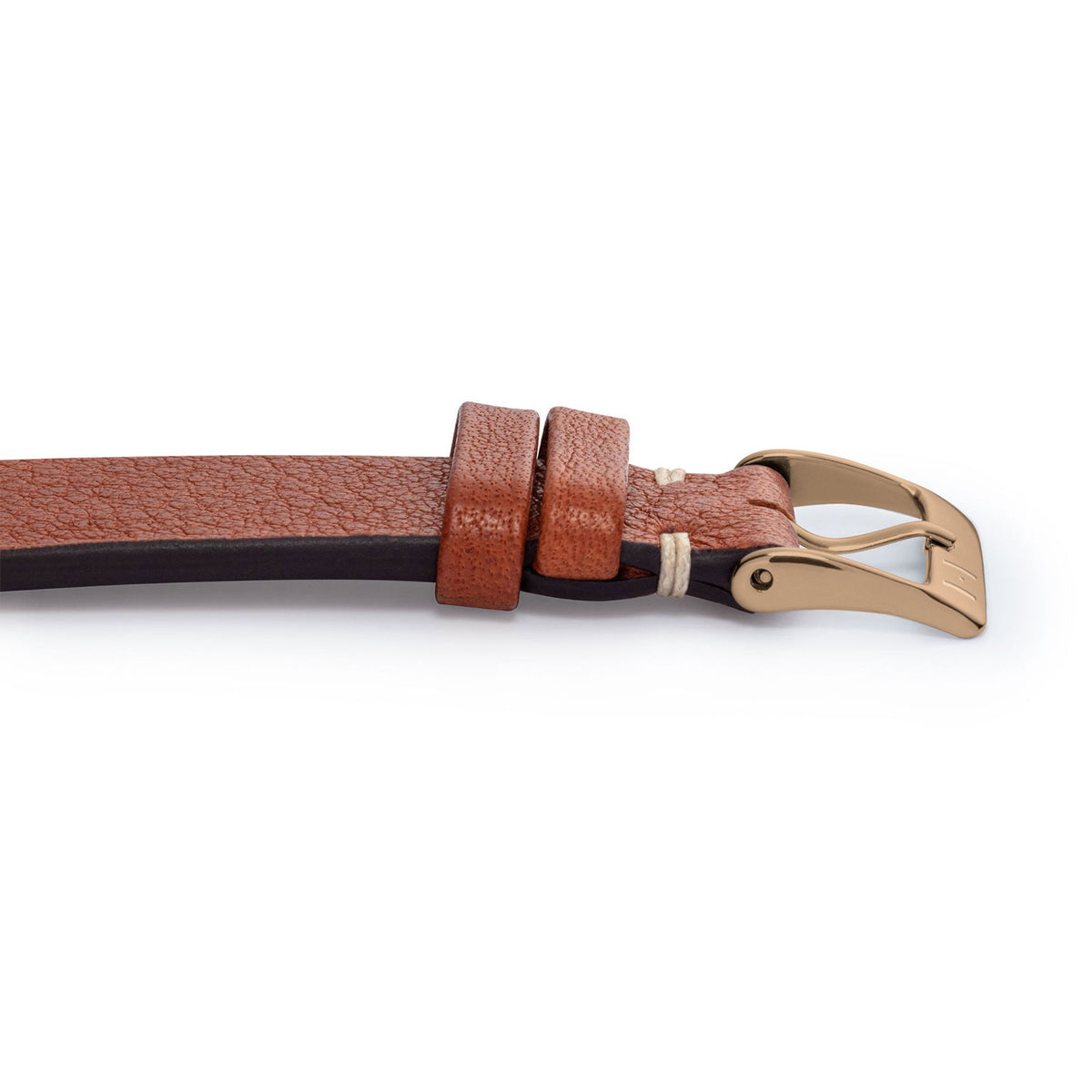 Apple Watch 1-9 Lederarmband aus weichem Leder &quot;ALTONA&quot; (Bioleder) – Cognac