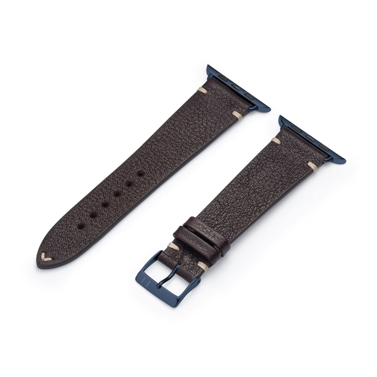 Apple Watch leather strap made of soft leather &quot;ALTONA&quot; (organic leather) - Mocha 
