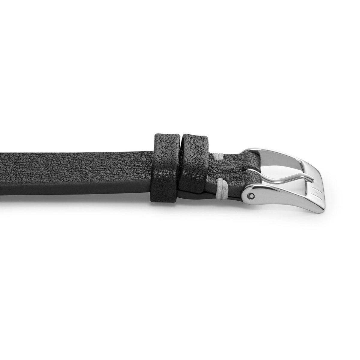 Apple Watch 1-9 Lederarmband aus weichem Leder &quot;ALTONA&quot; (Bioleder) – Schwarz
