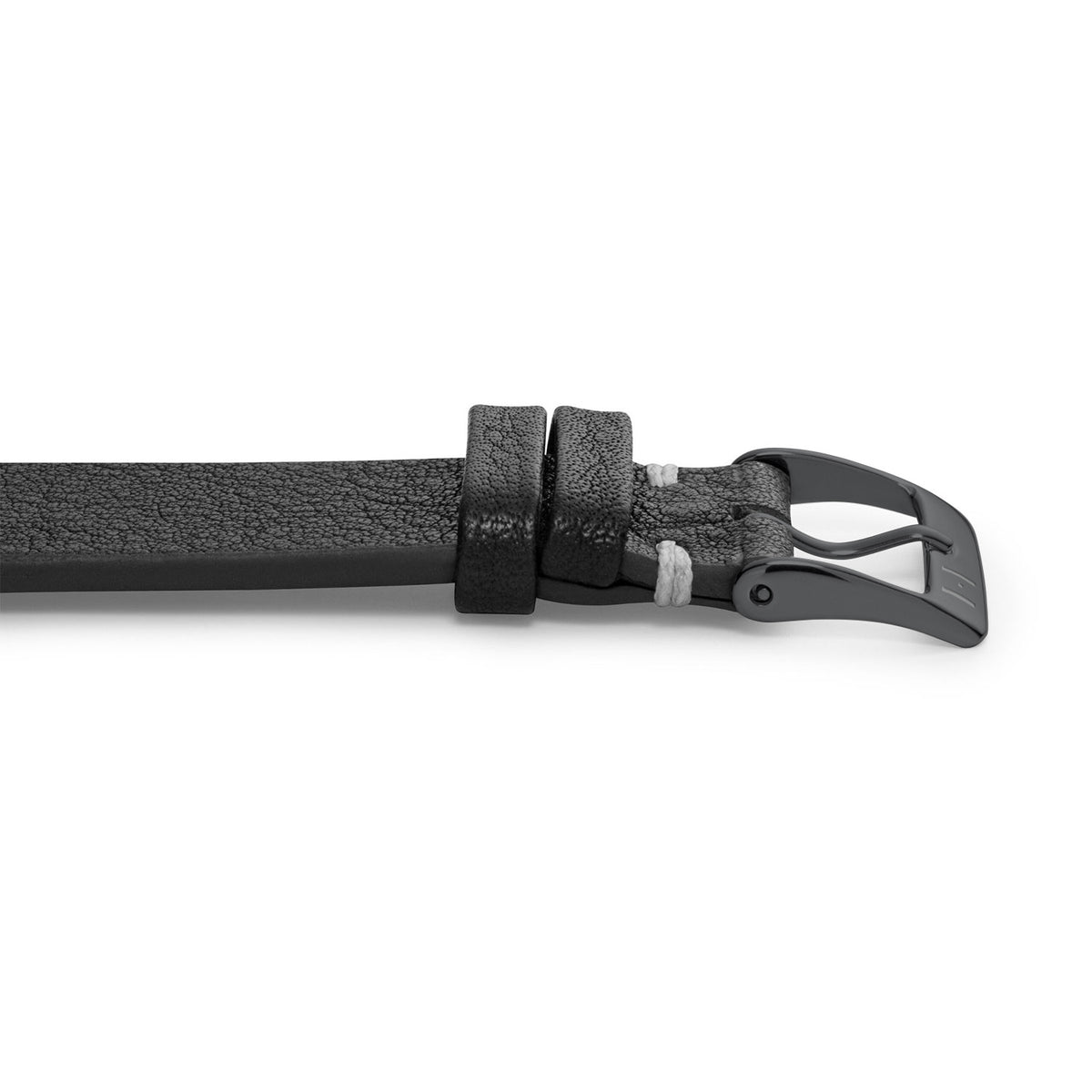 Apple Watch 1-9 Lederarmband aus weichem Leder &quot;ALTONA&quot; (Bioleder) – Schwarz