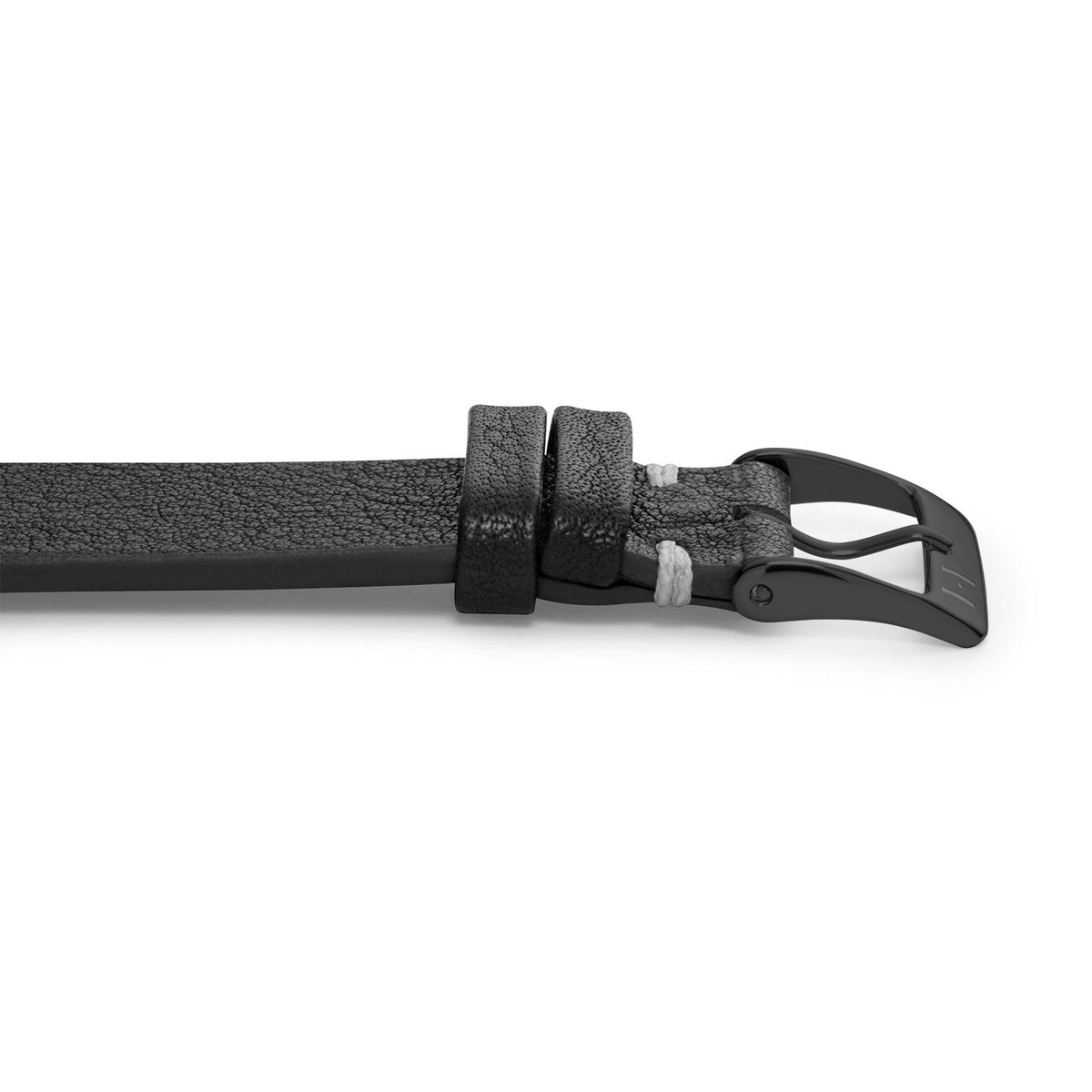 Apple Watch 1-9 Lederarmband aus weichem Leder &quot;ALTONA&quot; (Bioleder) – Schwarz