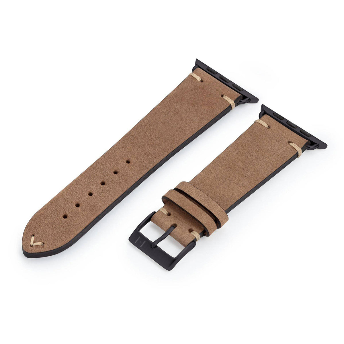 Apple Watch 10 Armband UHLENHORST (Vegetabiles Vintage-Leder) – Sand