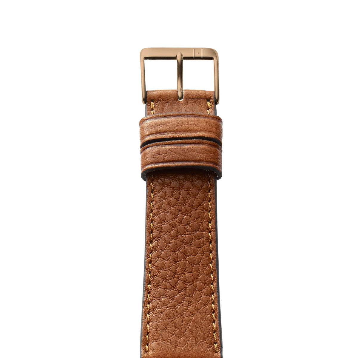 Bracelet Apple Watch &quot;EIMSBÜTTEL&quot; (cuir biologique certifié) - cognac