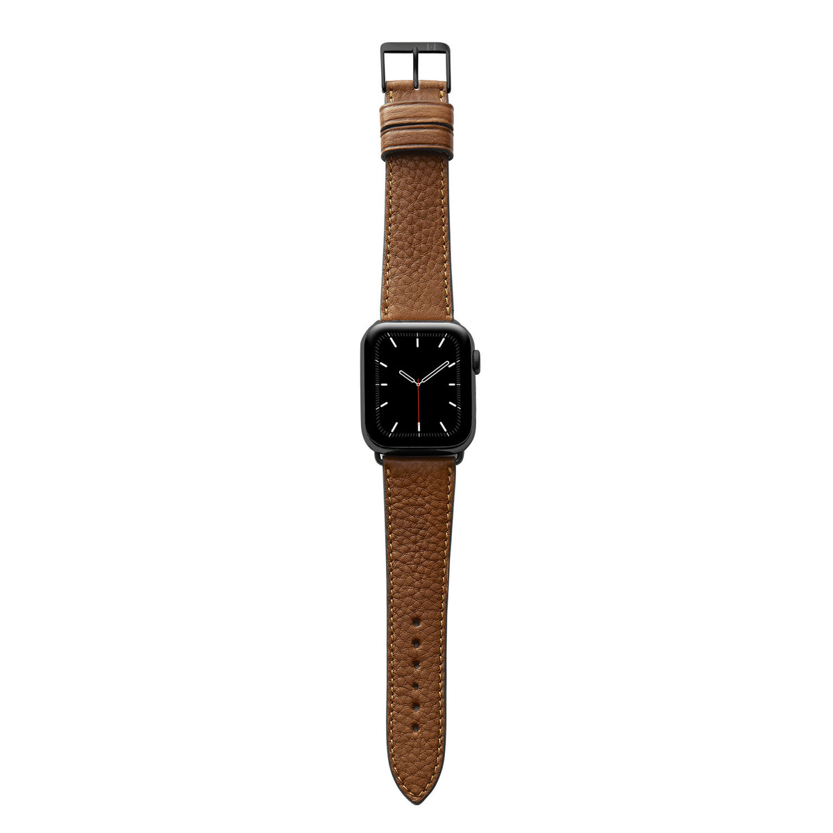 Apple Watch horlogebandje &quot;EIMSBÜTTEL&quot; (gecertificeerd biologisch leer) - Cognac