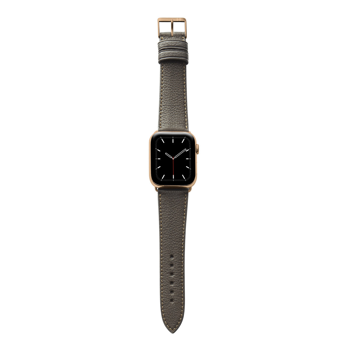 Apple Watch horlogebandje &quot;EIMSBÜTTEL&quot; (gecertificeerd biologisch leer) - mokka