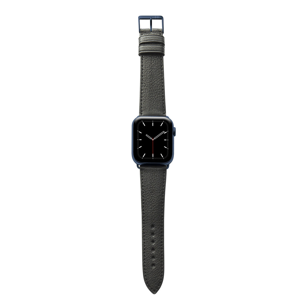 Bracciale Apple Watch &quot;EIMSBÜTTEL&quot; (pelle biologica certificata) - nero