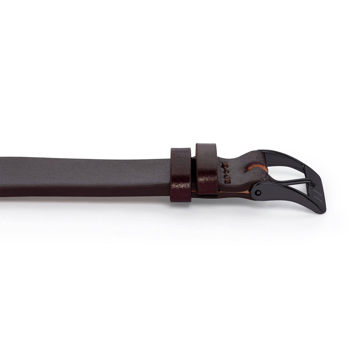 Cinturino in pelle per Apple Watch realizzato in Shell Cordovan &quot;EPPENDORF&quot; - Bordeaux