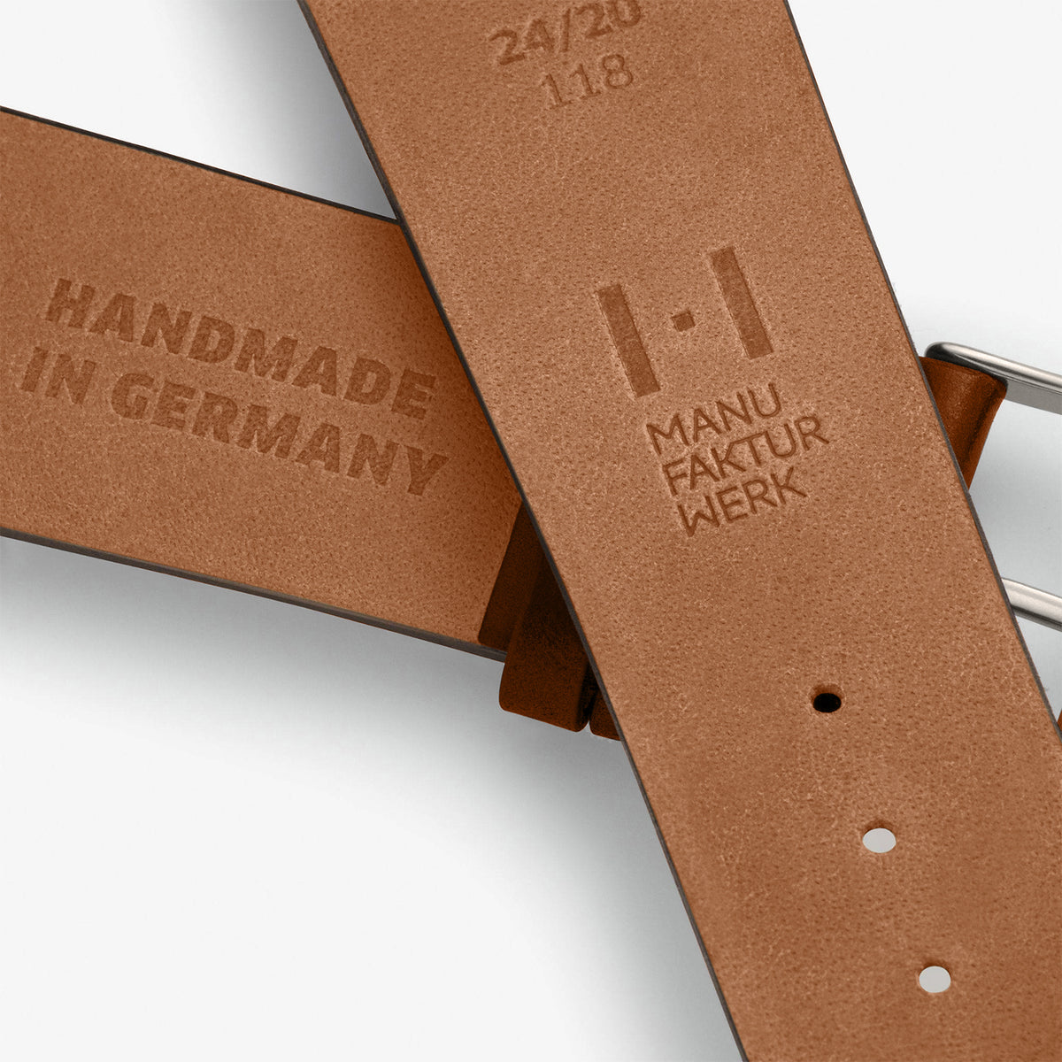Apple Watch Ultra Armband EPPENDORF aus Shell Cordovan Leder – Cognac