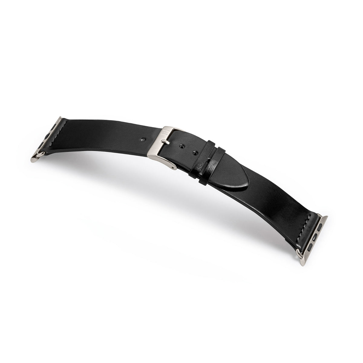 Apple Watch Ultra Armband EPPENDORF aus Shell Cordovan Leder – Schwarz
