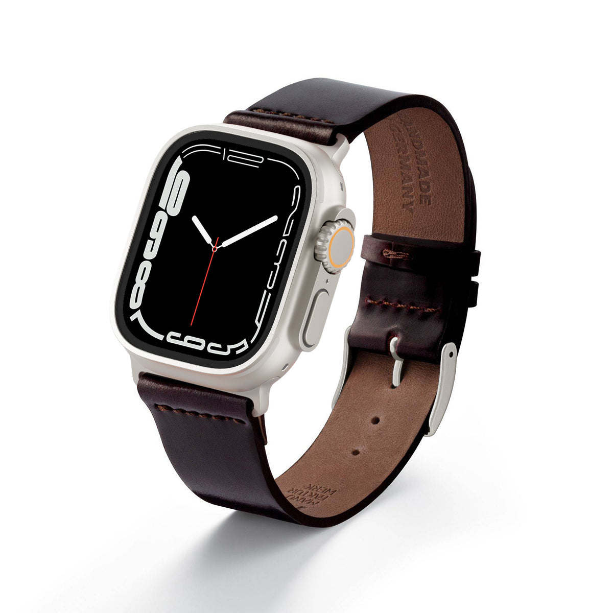 Apple Watch Ultra Armband EPPENDORF aus Shell Cordovan Leder – Bordeaux