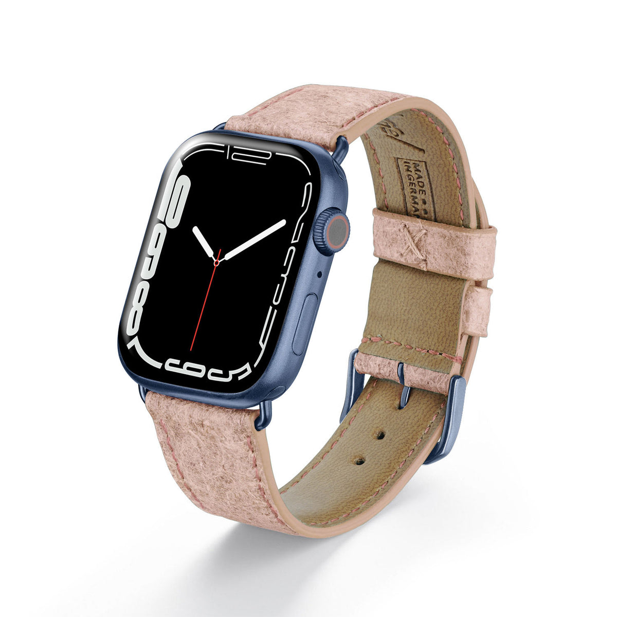 Apple Watch Kokosarmband TerraRibbon von Happel, handgefertigt, 100 % Vegan, Altrosa
