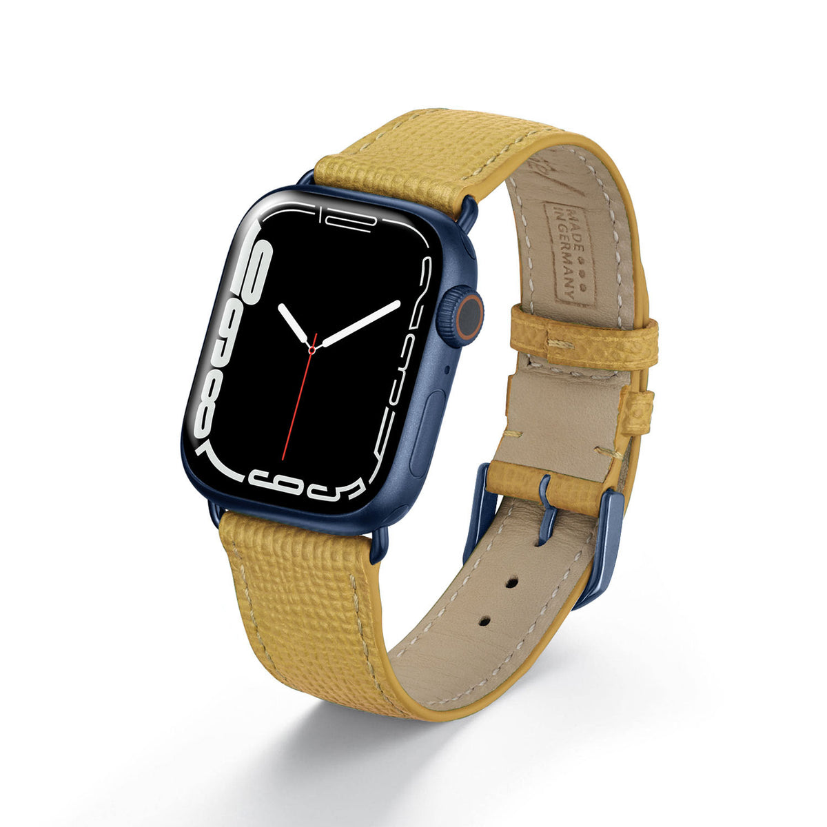 Apple Watch Uhrenarmband AvelloStrap von Happel, Rindsleder, handgefertigt, Sand