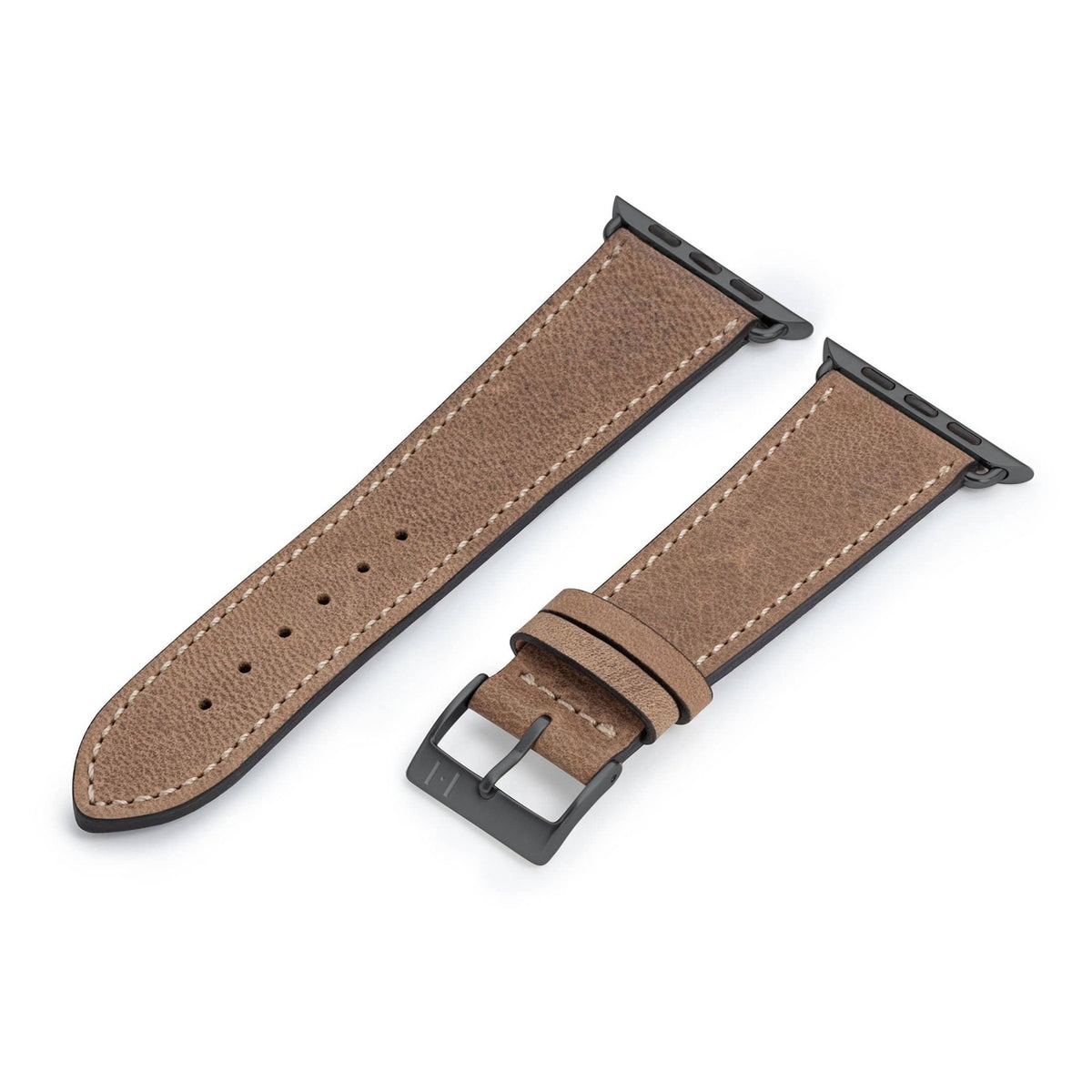 Apple Watch strap made of soft leather &quot;HOHELUFT&quot; - sand