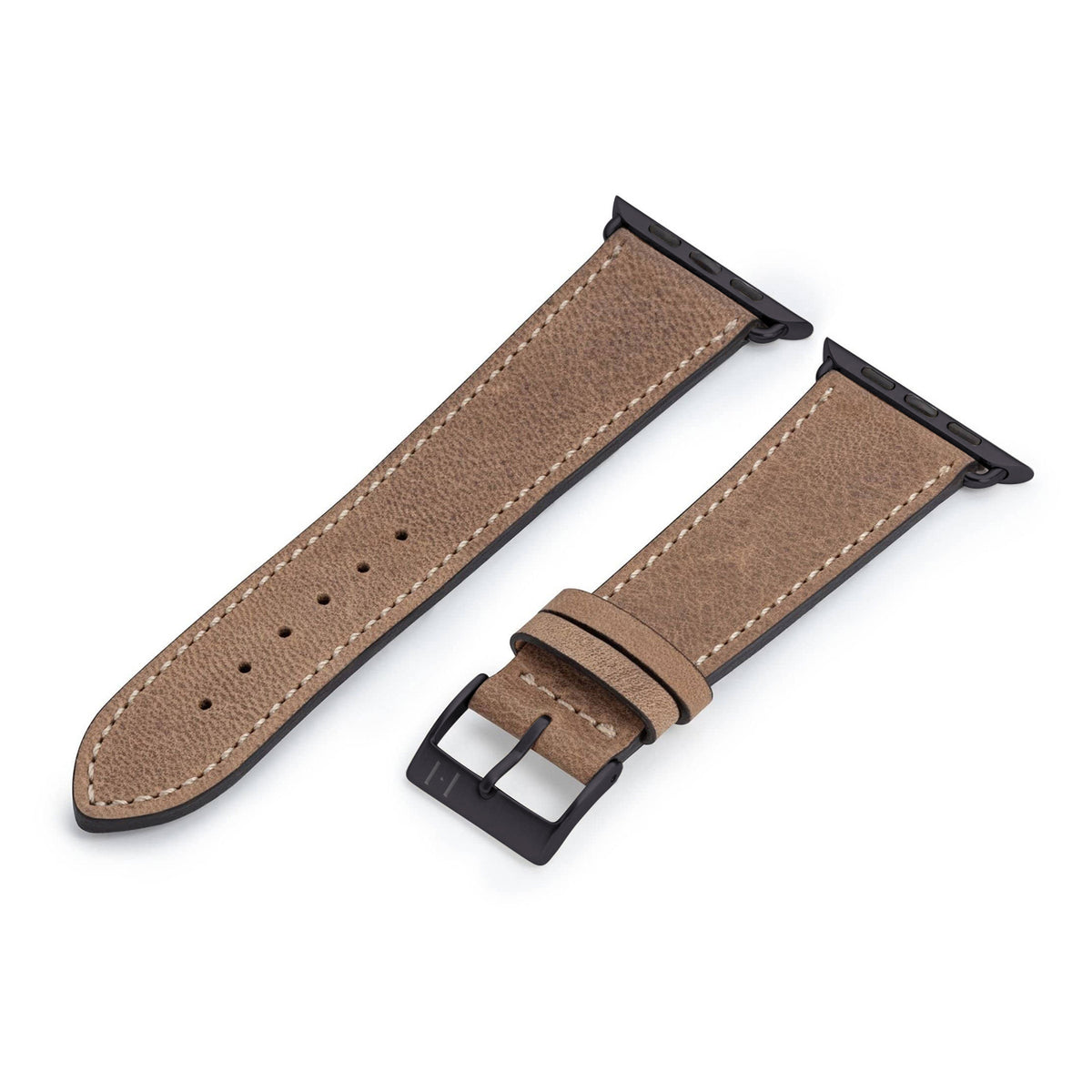 Apple Watch strap made of soft leather &quot;HOHELUFT&quot; - sand
