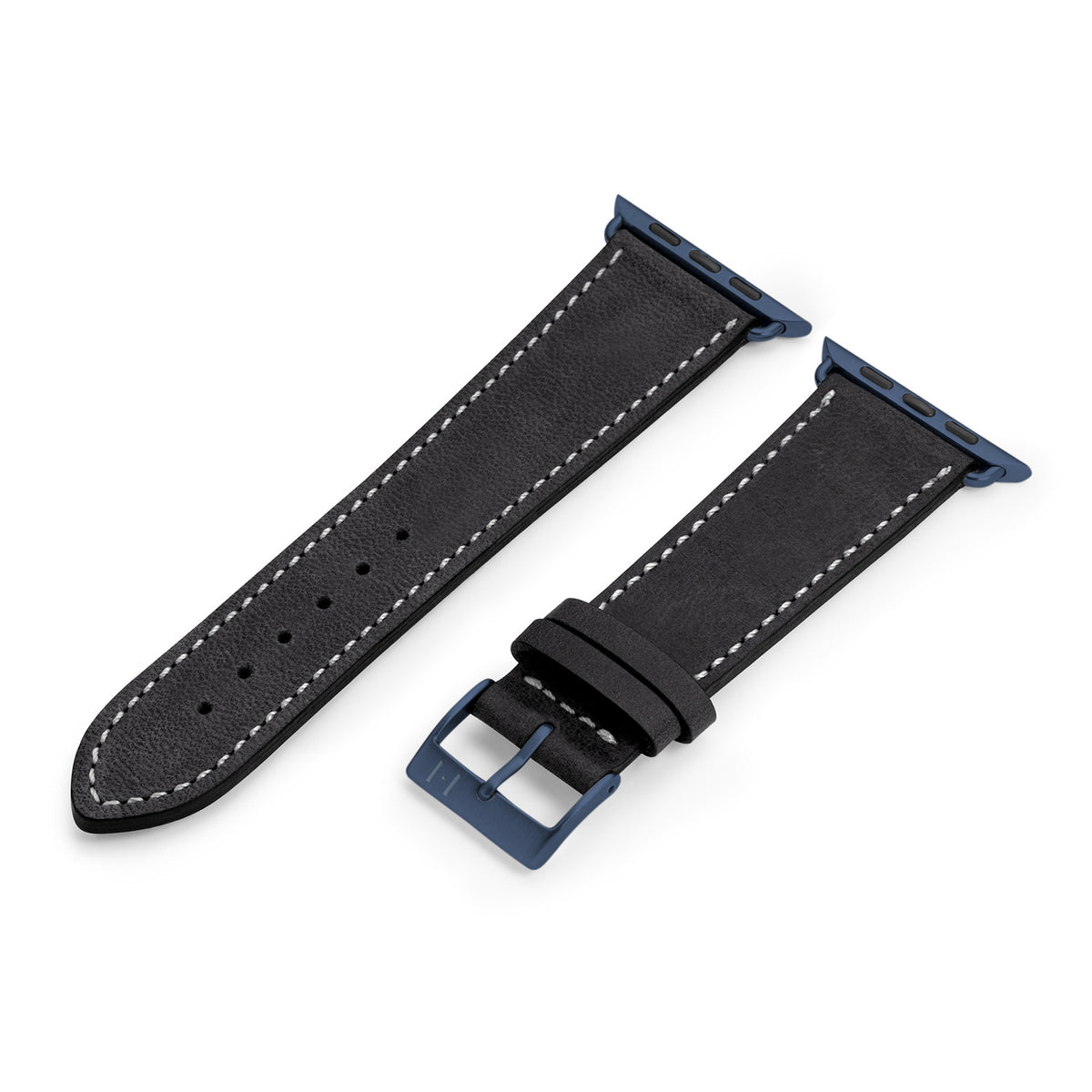 Apple Watch strap made of soft leather &quot;HOHELUFT&quot; - black