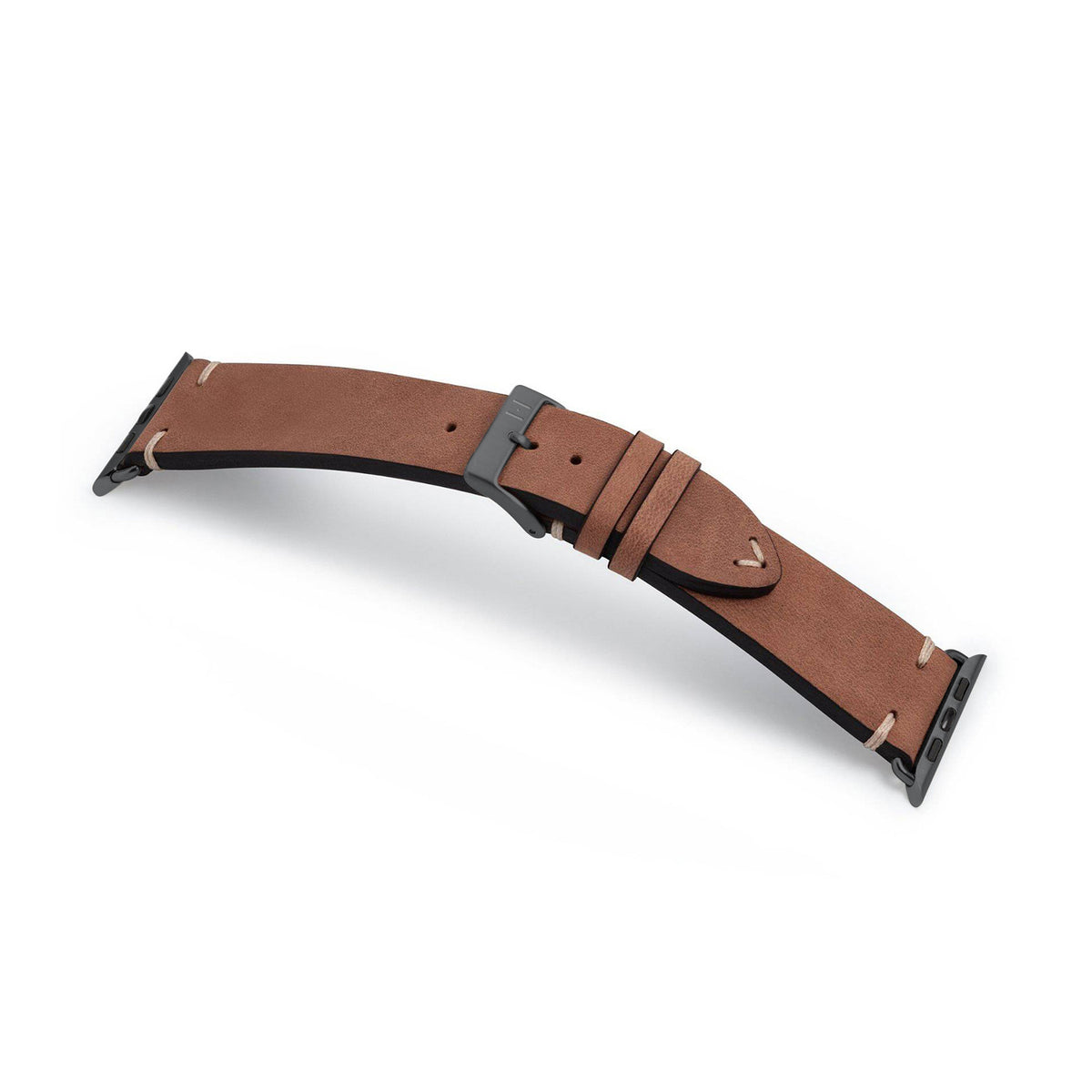 Apple Watch bracelet vintage strap &quot;UHLENHORST&quot; (vegetable vintage leather) - brown