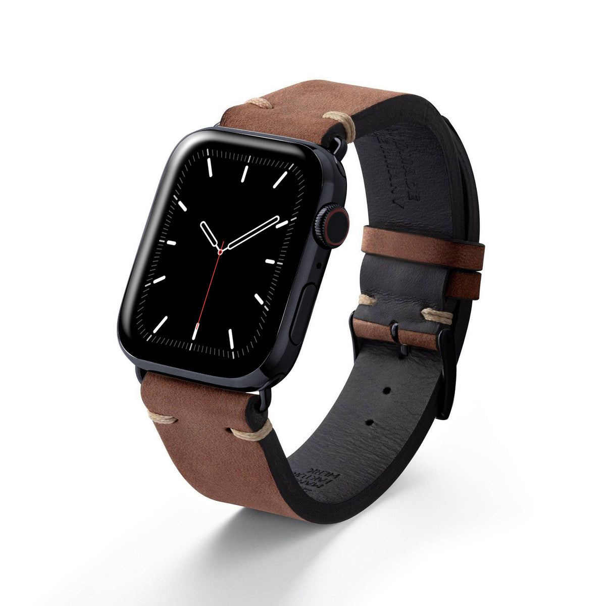 Apple Watch bracelet vintage strap &quot;UHLENHORST&quot; (vegetable vintage leather) - brown