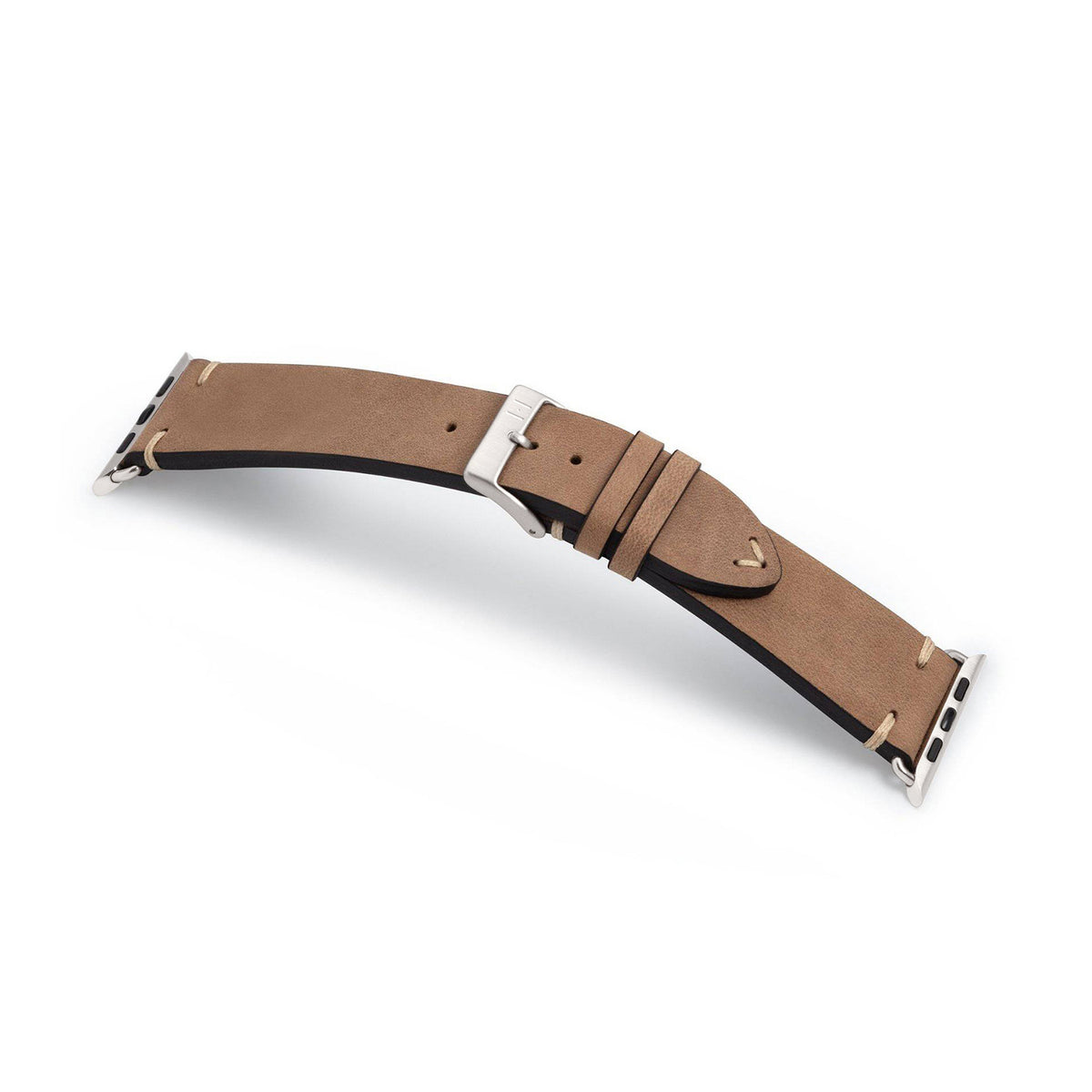 Bracelet Apple Watch bracelet vintage &quot;UHLENHORST&quot; (cuir végétal vintage) - sable