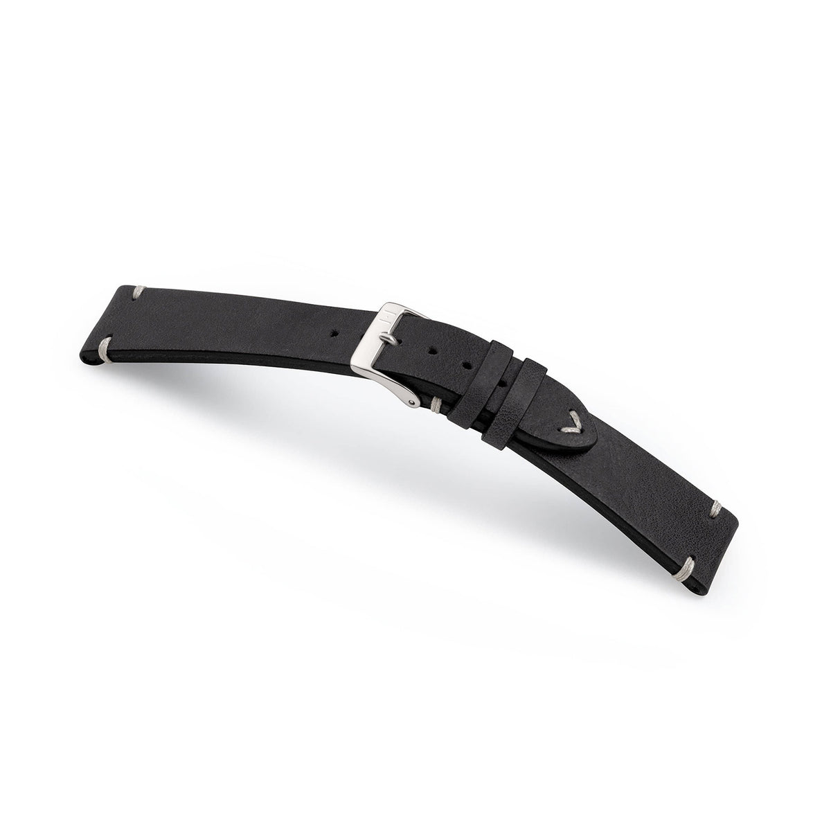 Bracciale Apple Watch cinturino vintage &quot;UHLENHORST&quot; (pelle vintage vegetale) - nero