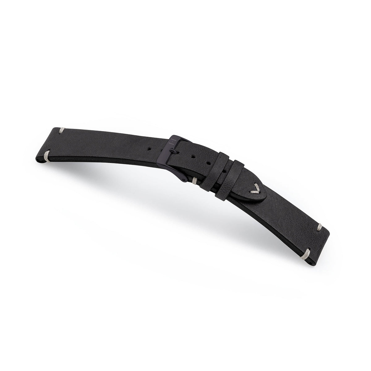 Apple Watch bracelet vintage strap &quot;UHLENHORST&quot; (vegetable vintage leather) - black