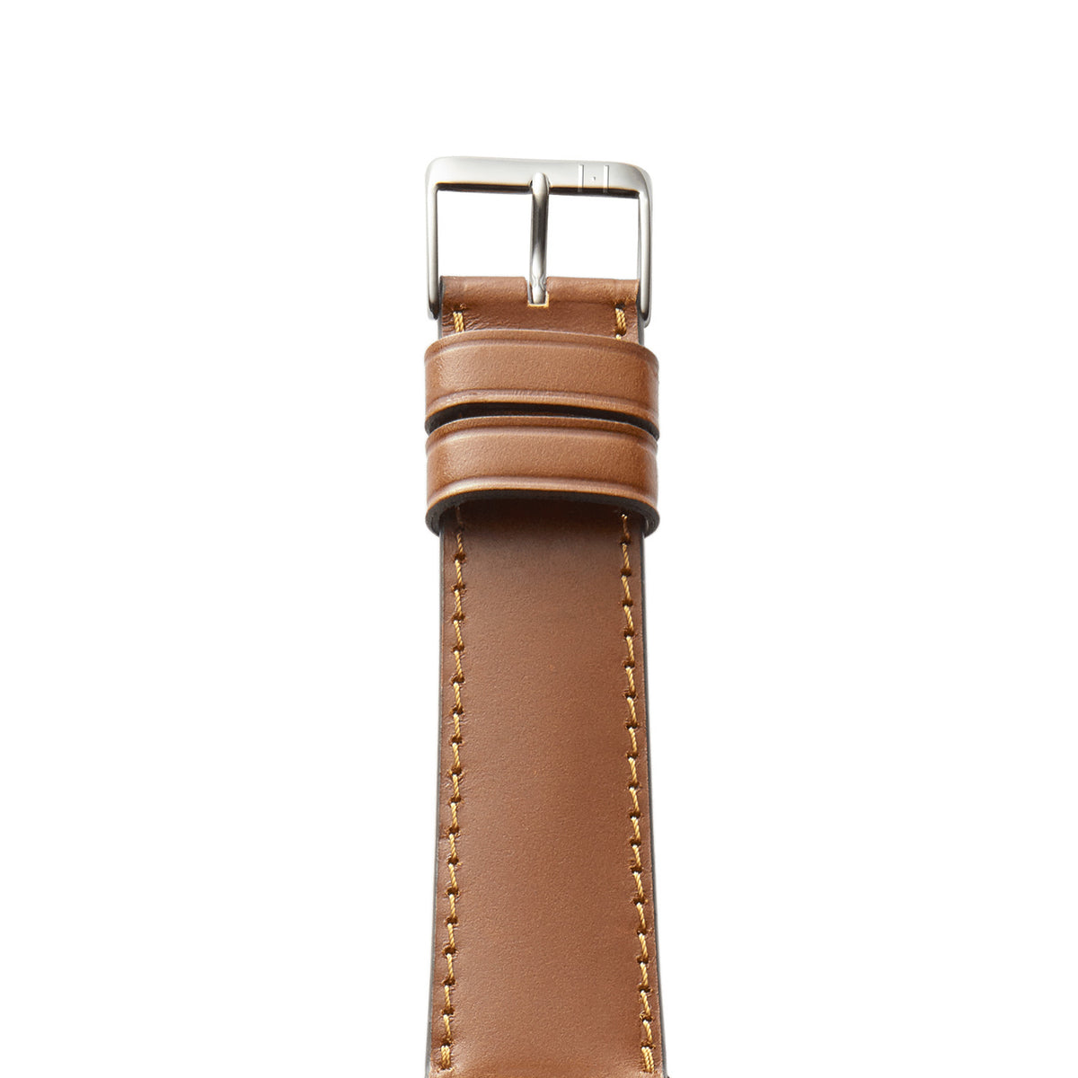Bracelet cuir Apple Watch en Shell Cordovan &quot;WINTERHUDE&quot; - Cognac