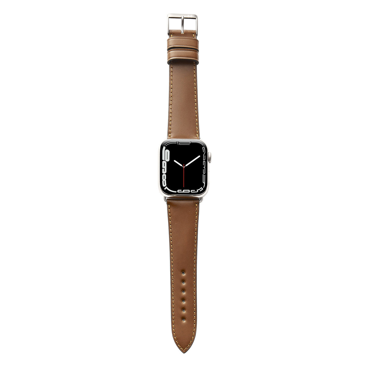 Correa de cuero Apple Watch hecha de Shell Cordovan &quot;WINTERHUDE&quot; - Coñac