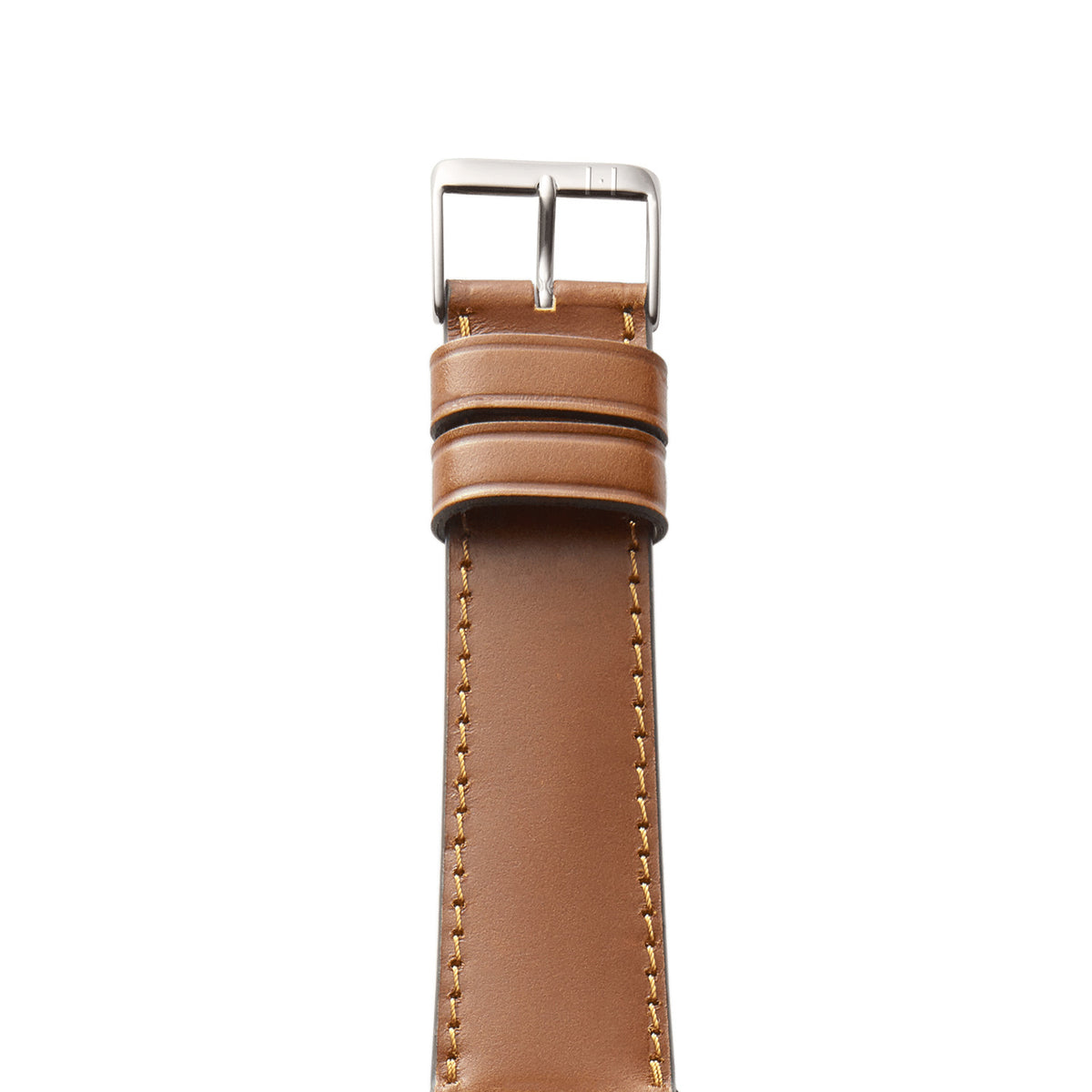 Bracelet cuir Apple Watch en Shell Cordovan &quot;WINTERHUDE&quot; - Cognac