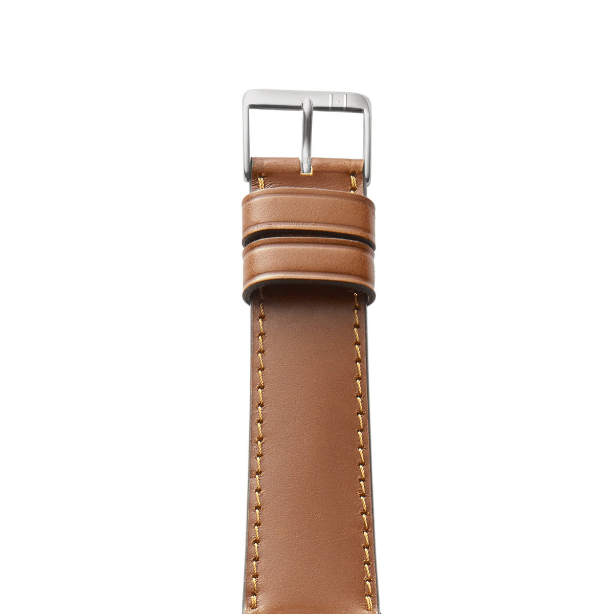 Apple Watch Leren Bandje in Shell Cordovan &quot;WINTERHUDE&quot; - Cognac