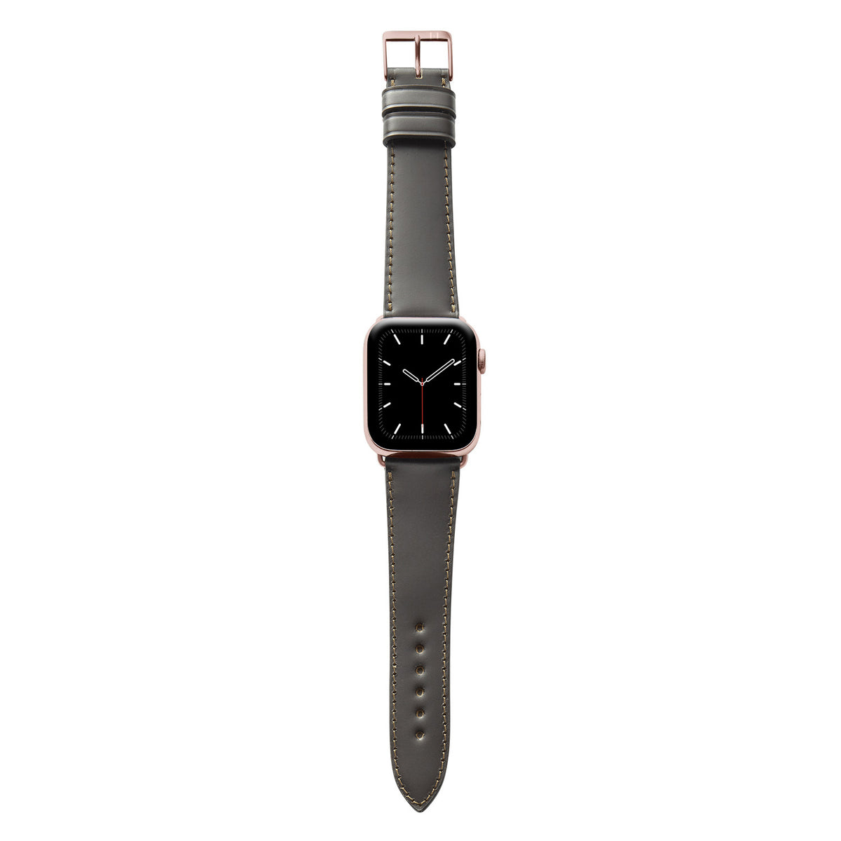 Apple Watch leather strap made of Shell Cordovan &quot;WINTERHUDE&quot; - Mocha