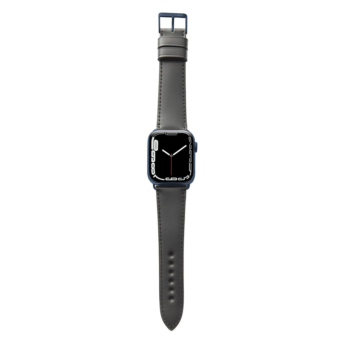 Apple Watch Lederarmband aus Shell Cordovan &quot;WINTERHUDE&quot; – Schwarz