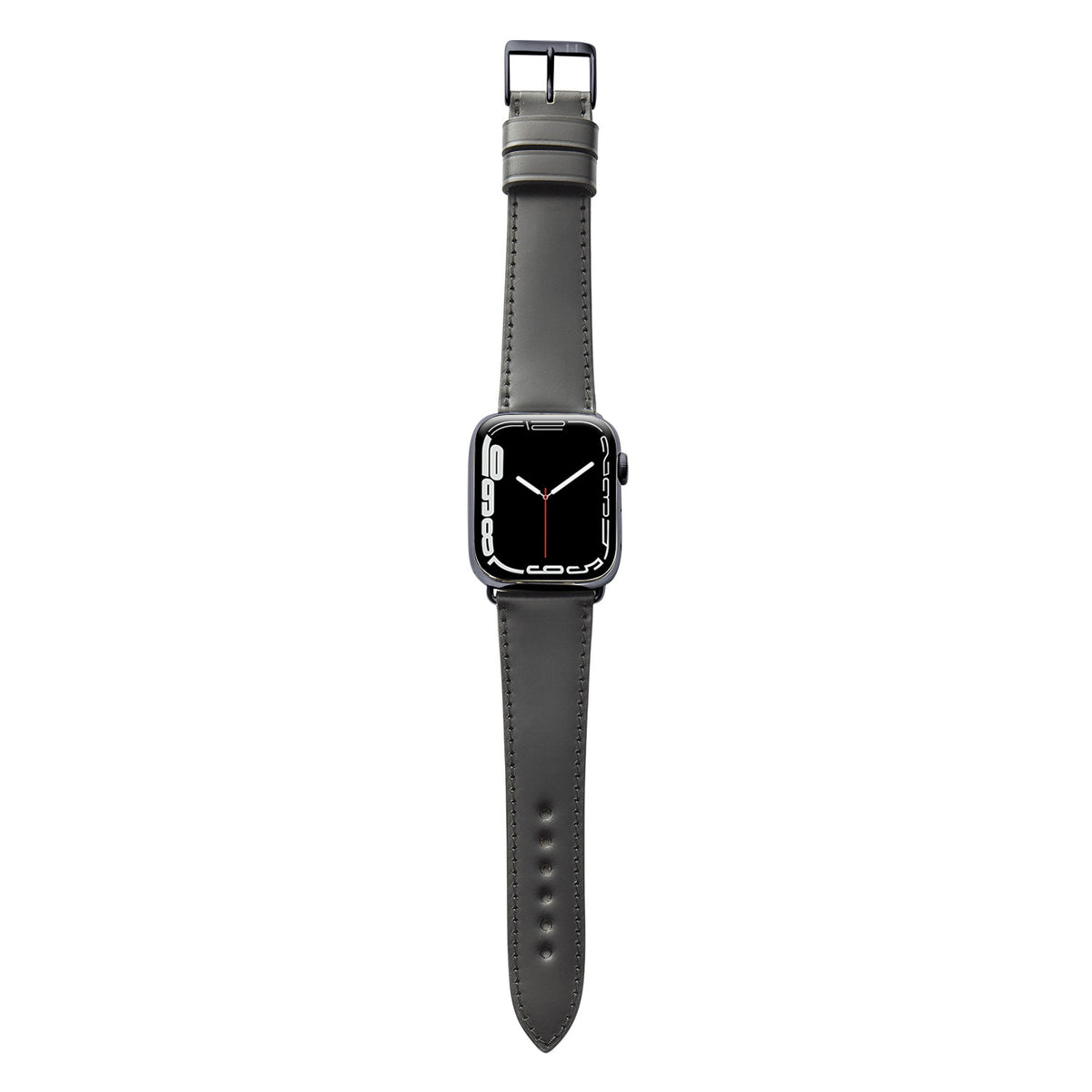 Cinturino in pelle per Apple Watch realizzato in conchiglia cordovan &quot;WINTERHUDE&quot; - nero