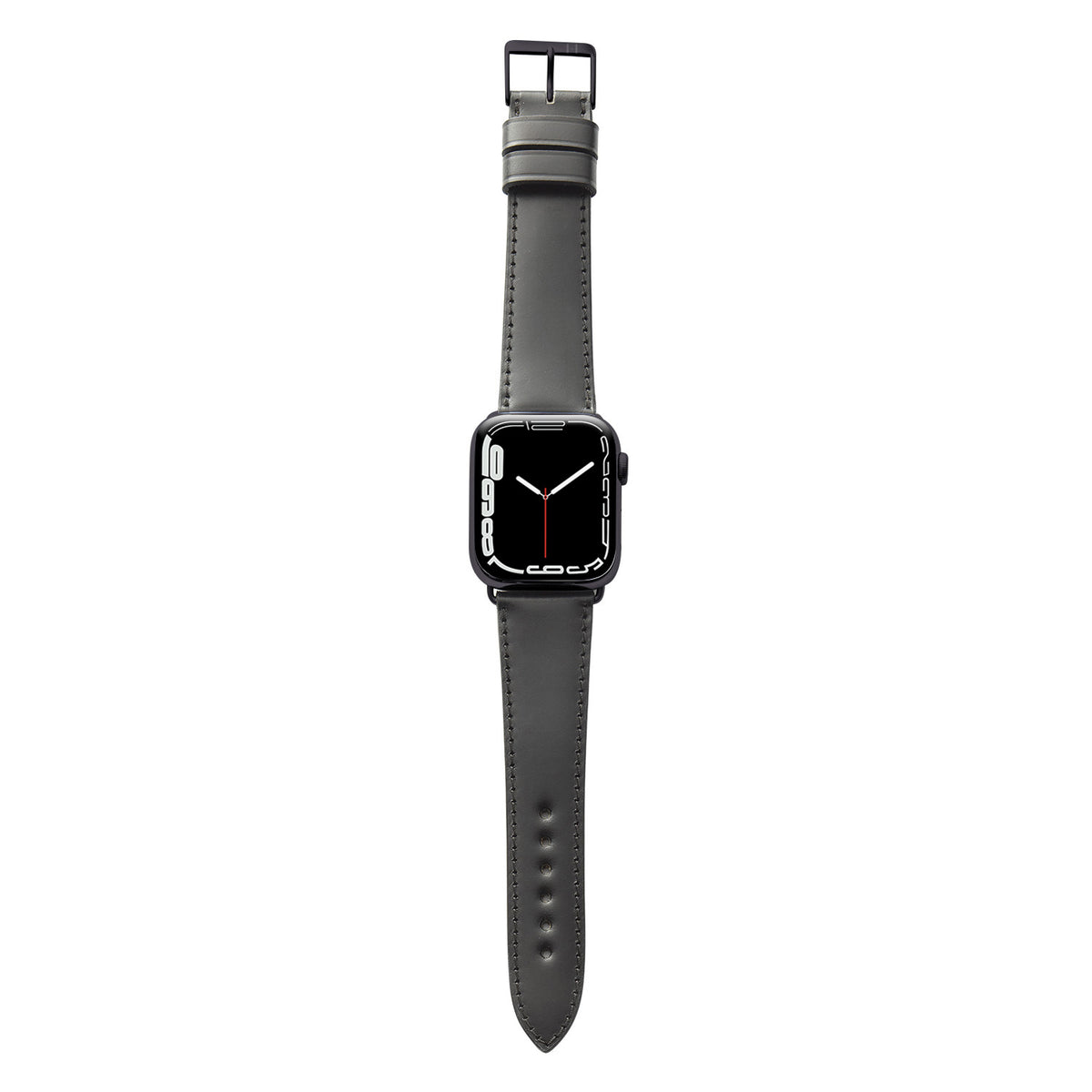 Apple Watch Lederarmband aus Shell Cordovan &quot;WINTERHUDE&quot; – Schwarz