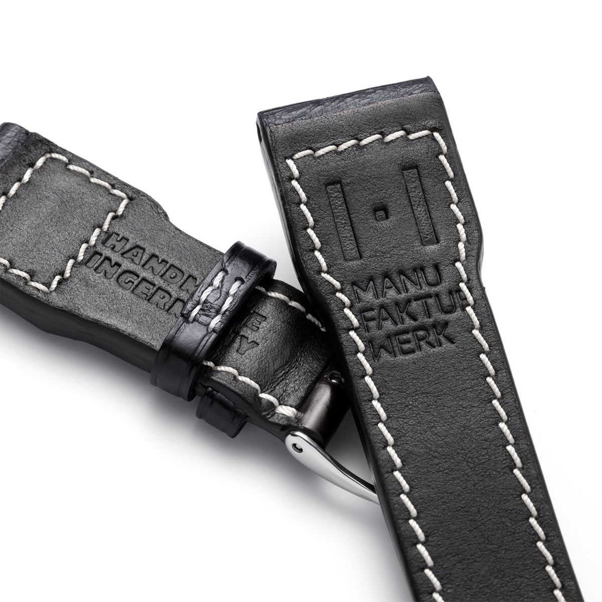 Universeel Smartwatch 22MM Bandje - Echt Leer - met Gesp Sluiting Universeel Smartwatch 22MM Bandje - Echt Leer - met Gesp Sluiting