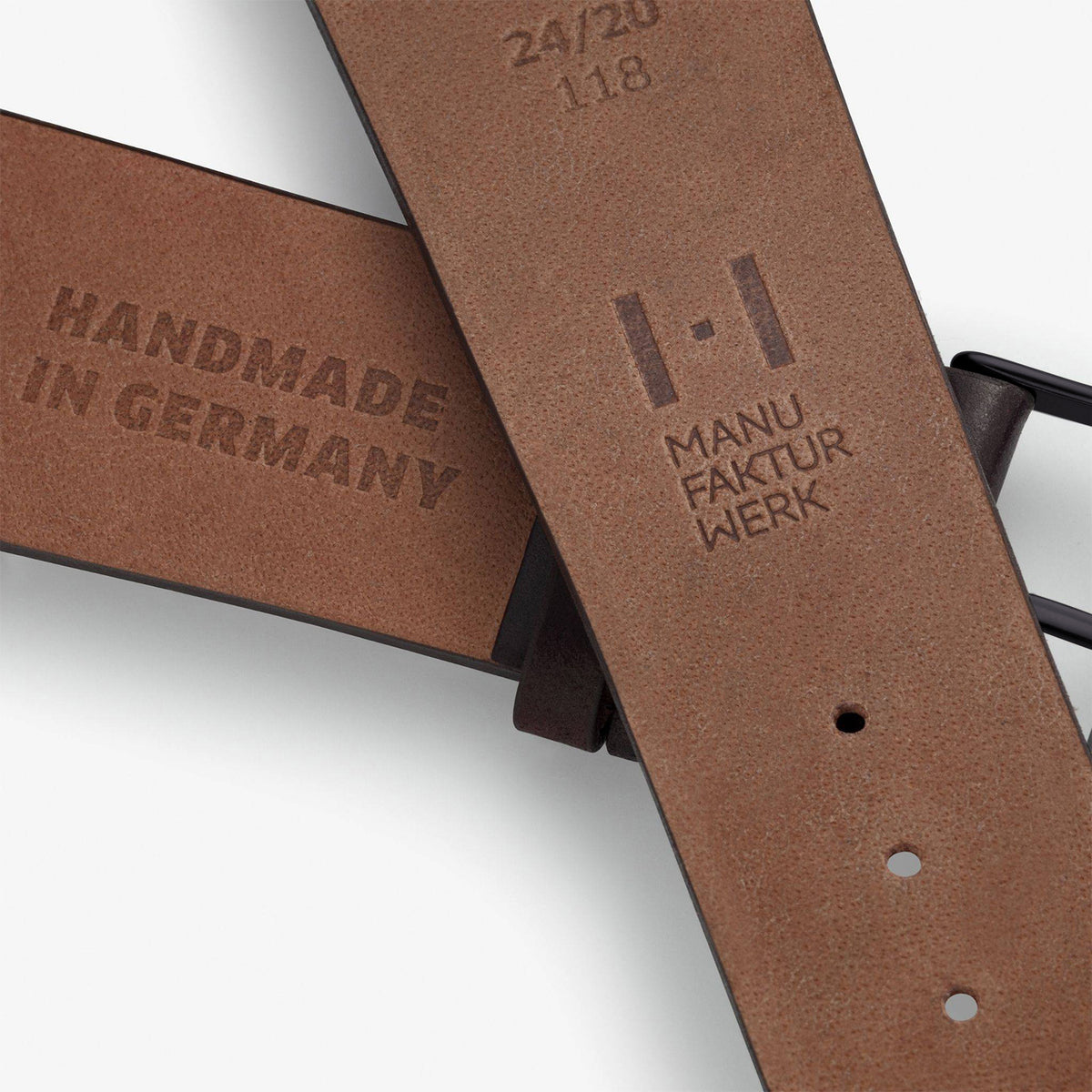 Cinturino in pelle per Apple Watch realizzato in Shell Cordovan &quot;EPPENDORF&quot; - Bordeaux